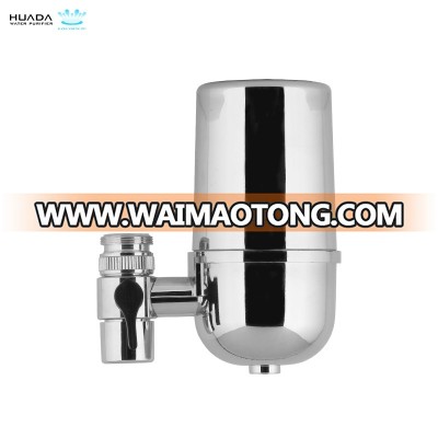 House faucet mounted water filter