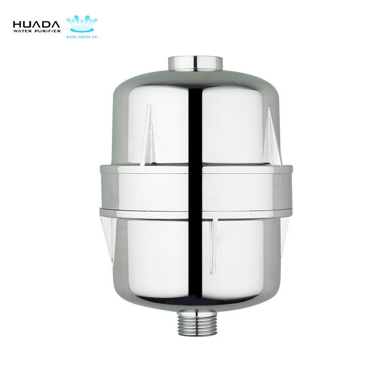 High Output Universal household big shower filter chrome